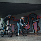 ES16 Winterfietsbroek Supreme unisex - met zeem. Lichtblauw