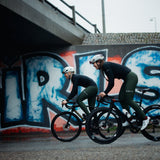 ES16 Lange Mouw Fiets Fleece Supreme unisex. Zwart
