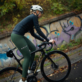 ES16 Winterfietsbroek Supreme unisex - met zeem. Mos