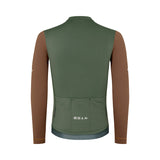 ES16 Supreme shirt met lange mouwen. Groen / Bruin