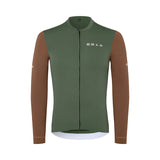 ES16 Supreme shirt met lange mouwen. Groen / Bruin