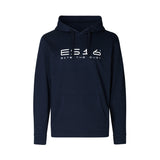 ES16 Mode Hoodie. Blauw Marineblauw. 100% biologisch katoen