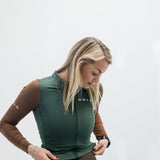 ES16 Supreme shirt met lange mouwen. Groen / Bruin