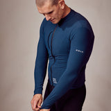 ES16 Lange Mouw Fiets Fleece Supreme unisex. Donkerblauw.