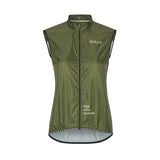 ES16 Open Back windvest Groen. Vrouwen