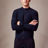 ES16 Lange Mouw Fiets Fleece Supreme unisex. Zwart